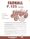 publicité
type : Farmall    F135D