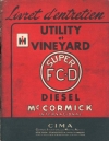 notice d'entretien
type : Utility Super FCD - Vineyard Super FCD