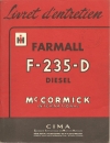 notice entretien
type : Farmall        F235D