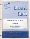 manuel de service
type : FD136 - FD136M - FD128
