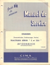 manuel de service
type : série 235 - C