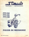 pièces détachées
type : PPXS4 - PPXS5 - PPXS6