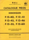 piéces détachées
type : F12.40 - F12.41 - F12.45 - F12.46 - F12.55 - F12.60 